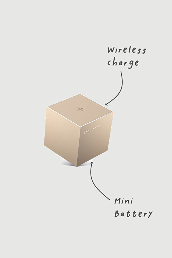 Cubo Premium Gold Kablosuz Şarj Aleti 4