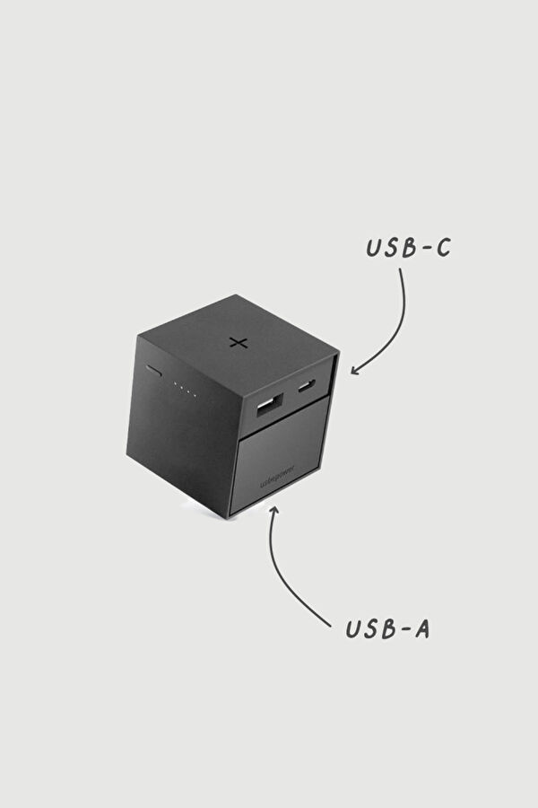Cubo Two Black Kablosuz Şarj Aleti 3