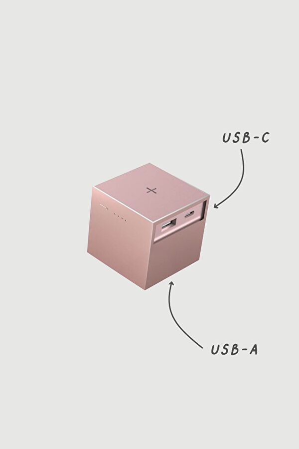 Cubo Premium Pink Kablosuz Şarj Aleti 3