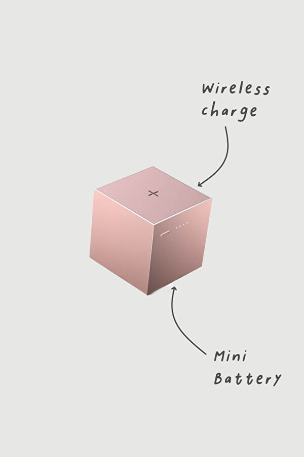 Cubo Premium Pink Kablosuz Şarj Aleti 4
