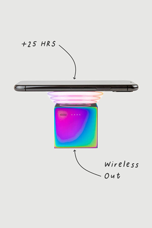 Cubo Premium Rainbow Kablosuz Şarj Aleti 3