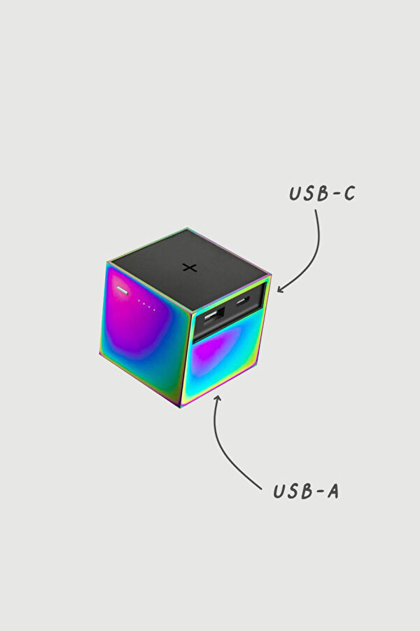 Cubo Premium Rainbow Kablosuz Şarj Aleti 4