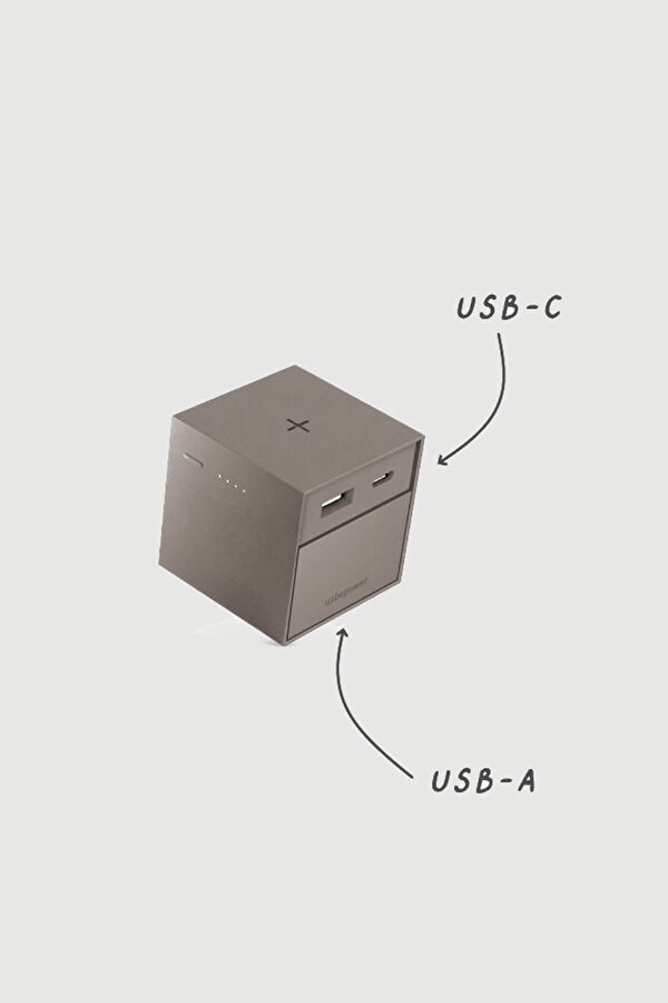 Cubo Two Bronze Kablosuz Şarj Aleti 3