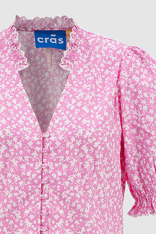 Pembe Maxi Elbise 6
