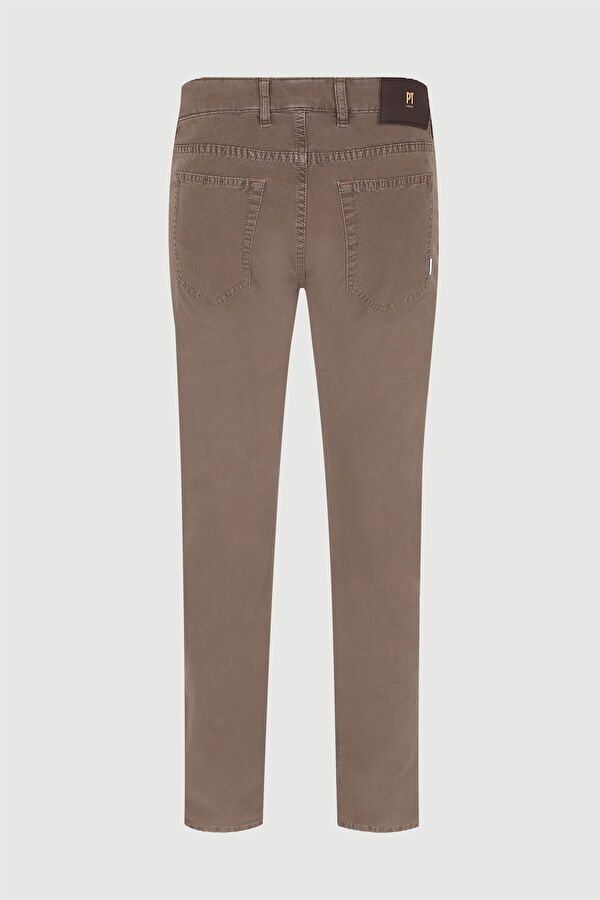 Açık Kahve Dar Paça Jean Erkek Pantolon 2