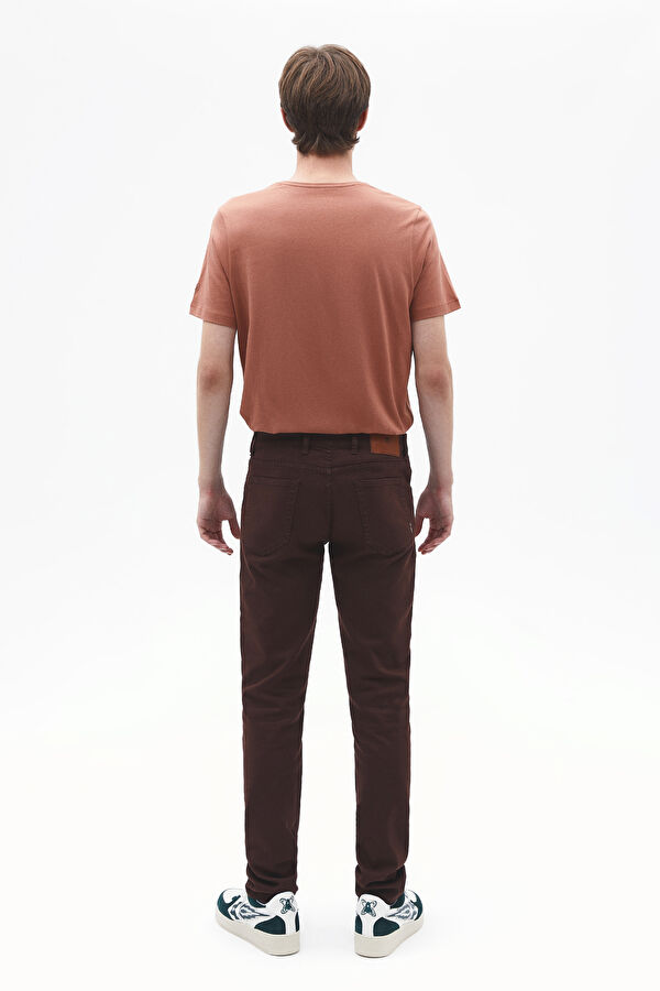 Kahve Skinny Jean Pantolon 2
