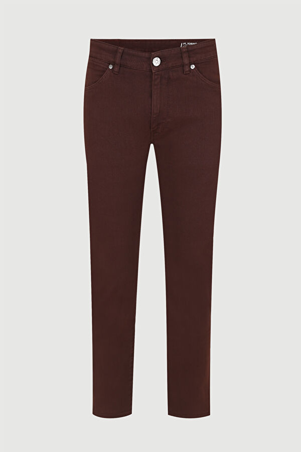 Kahve Skinny Jean Pantolon 4