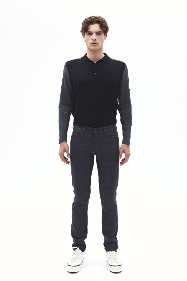 Koyu Gri Skinny Jean Pantolon