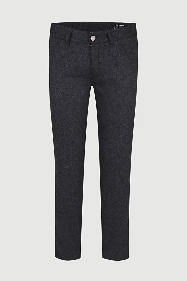 Koyu Gri Skinny Jean Pantolon 4
