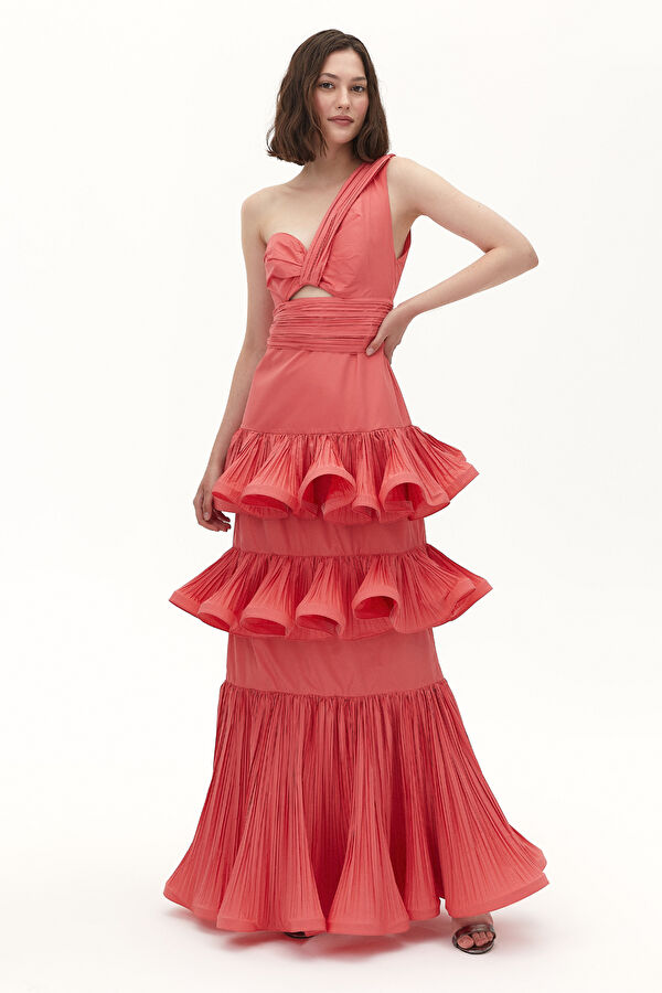 Somon Maxi Elbise 4