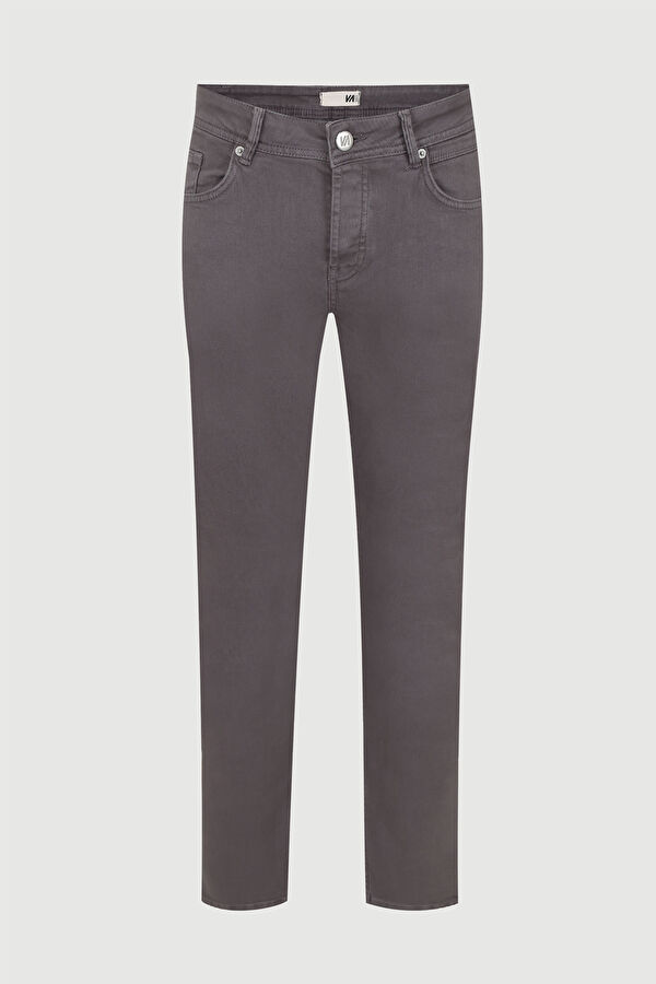 Gri Dar Paça Jean Pantolon 4