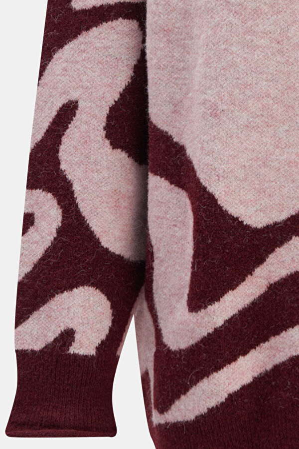 Relax Fit Pink Cardigan 3