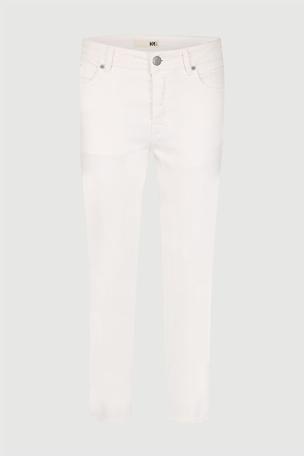Ekru Dar Paça Jean Pantolon 3
