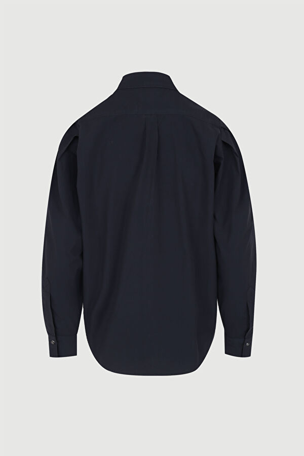 Tailored Antrasit Desenli Gömlek 2
