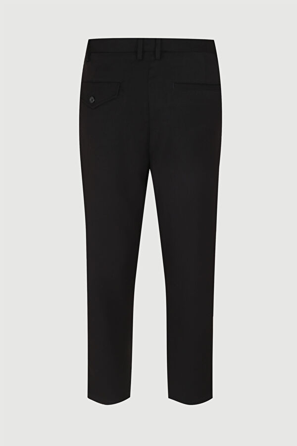 Tailored Siyah Boru Paça Pantolon 2