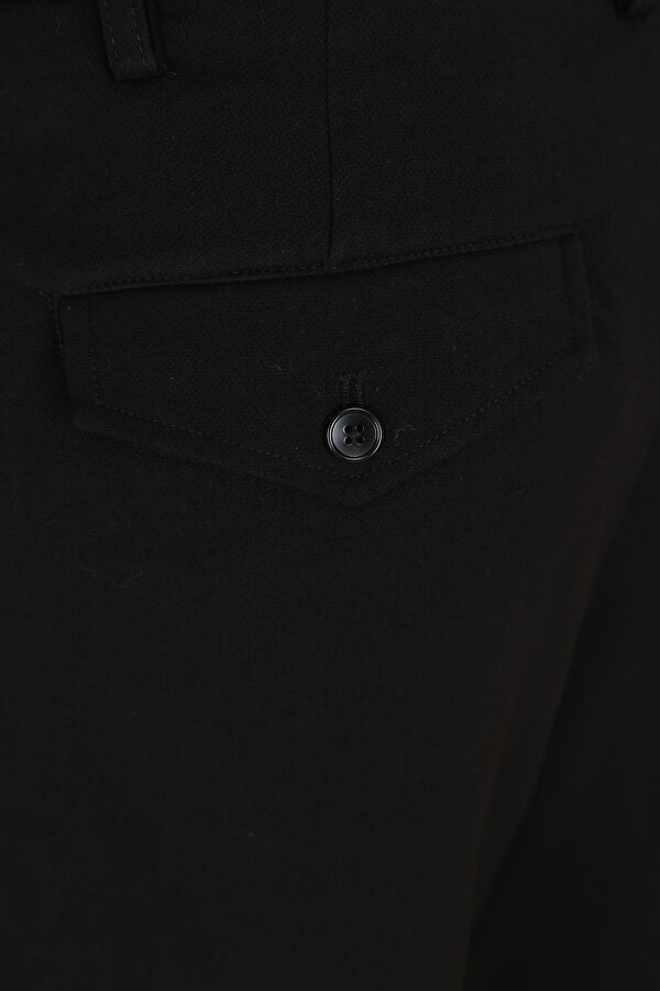 Tailored Siyah Boru Paça Pantolon 3