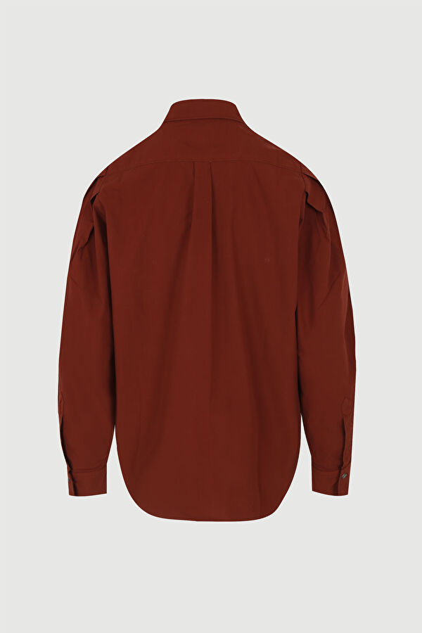 Tailored Koyu Kahve Gömlek 5