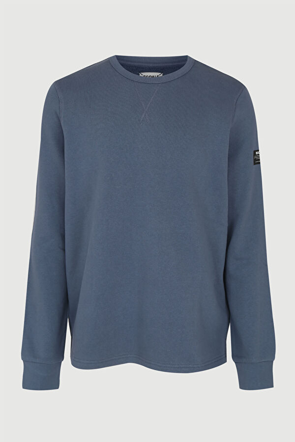 Mavi Bisiklet Yaka Sweatshirt