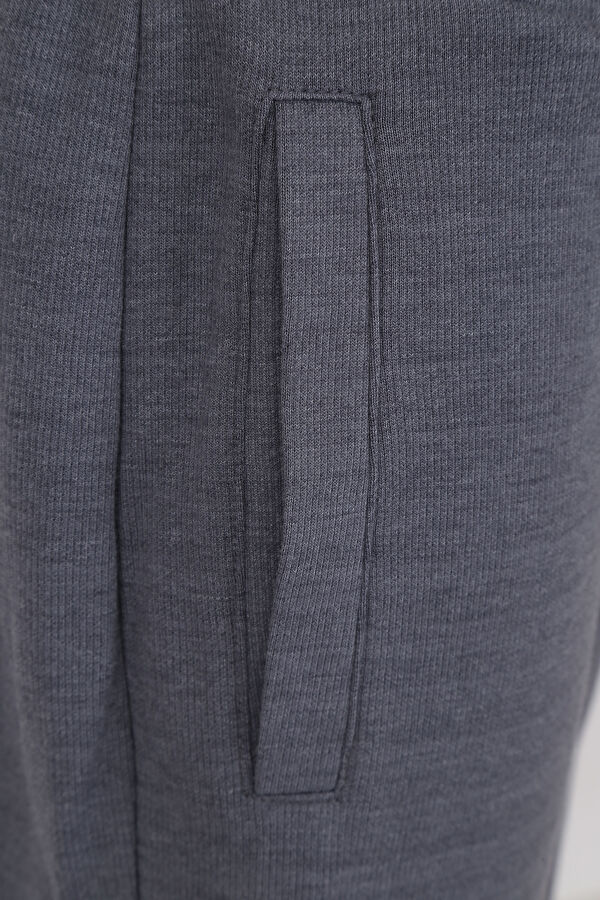 Gri Dar Paça Spor Pantolon 6