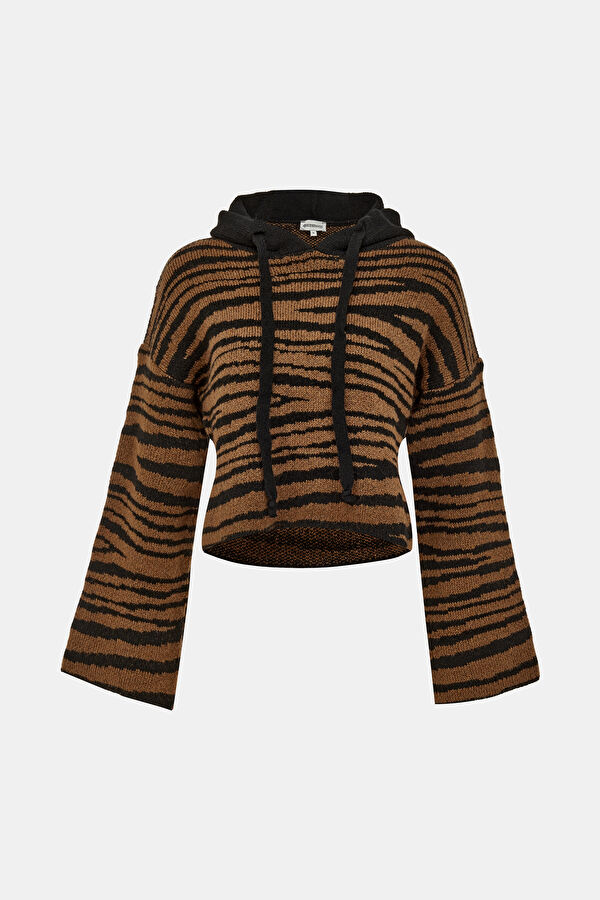 Colorful Patterned Knitted Women's Sweater 4