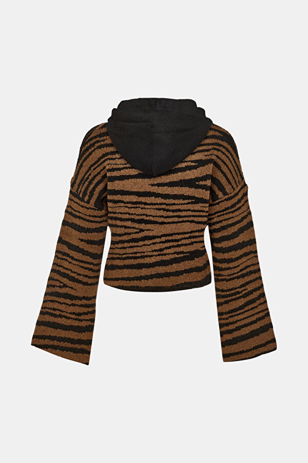 Colorful Patterned Knitted Women's Sweater 5