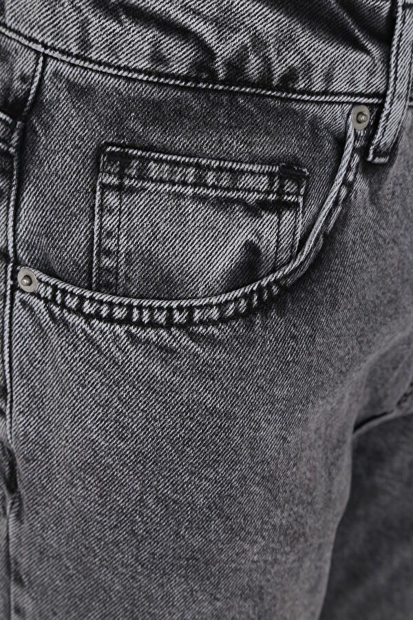 Gri Boru Paça Jean Pantolon 6
