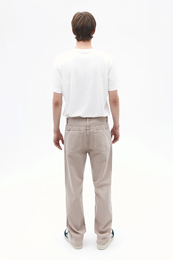 Bej Boru Paça Jean Erkek Pantolon 2