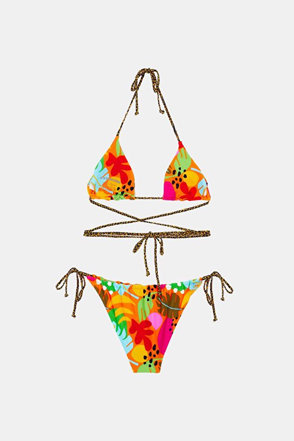 Çok Renkli Desenli Bikini 2