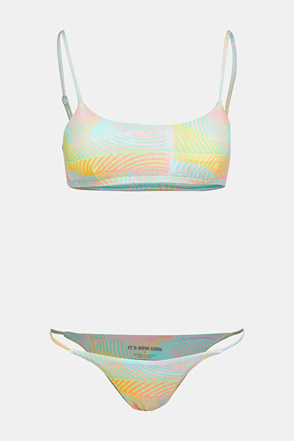 Patterned Strappy Women's Bikini