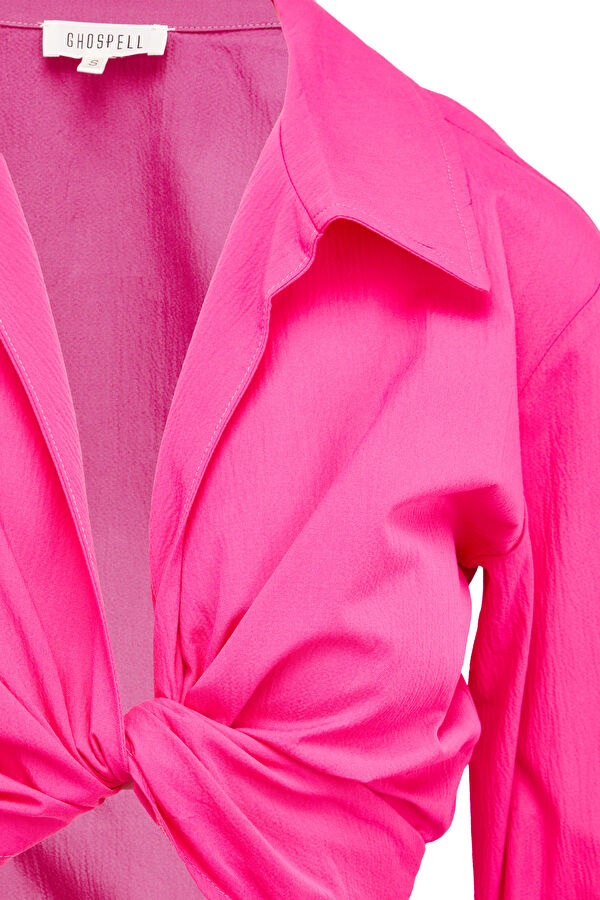 Slim Fit Pink Shirt 3