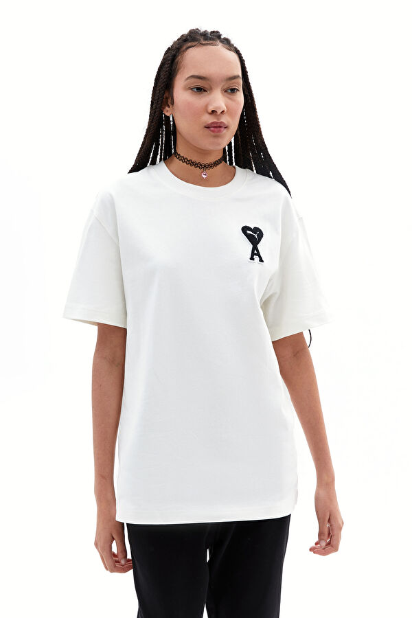 PUMA x AMI Tee, White, M