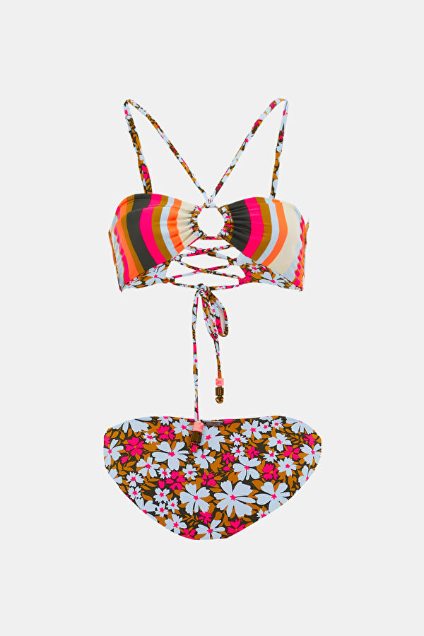 Çok Renkli Desenli Bikini 2