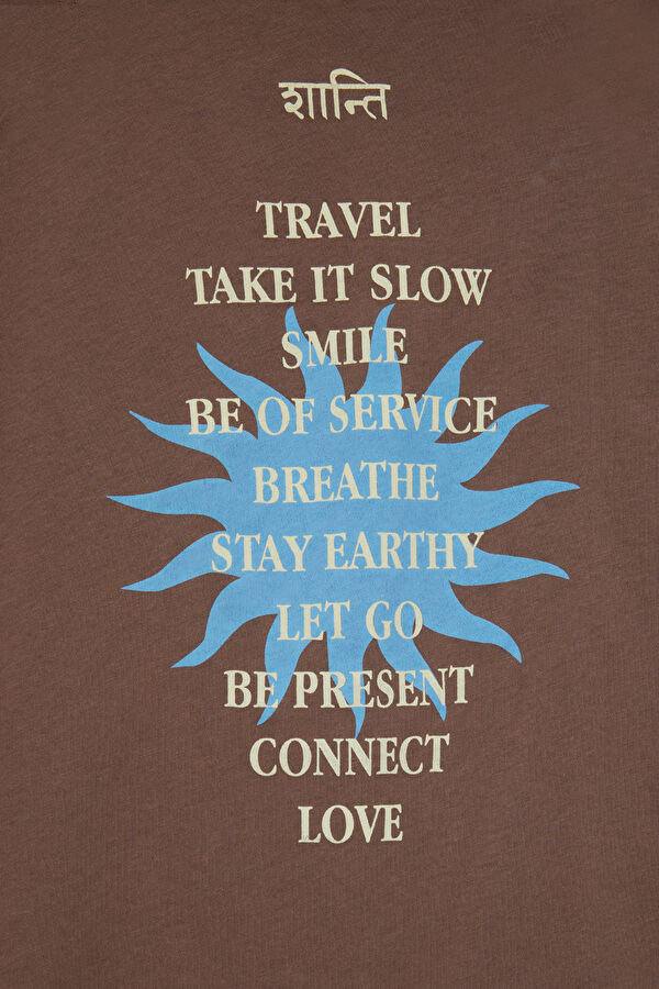 Stay Earthy Uzun Kollu T-Shirt 7