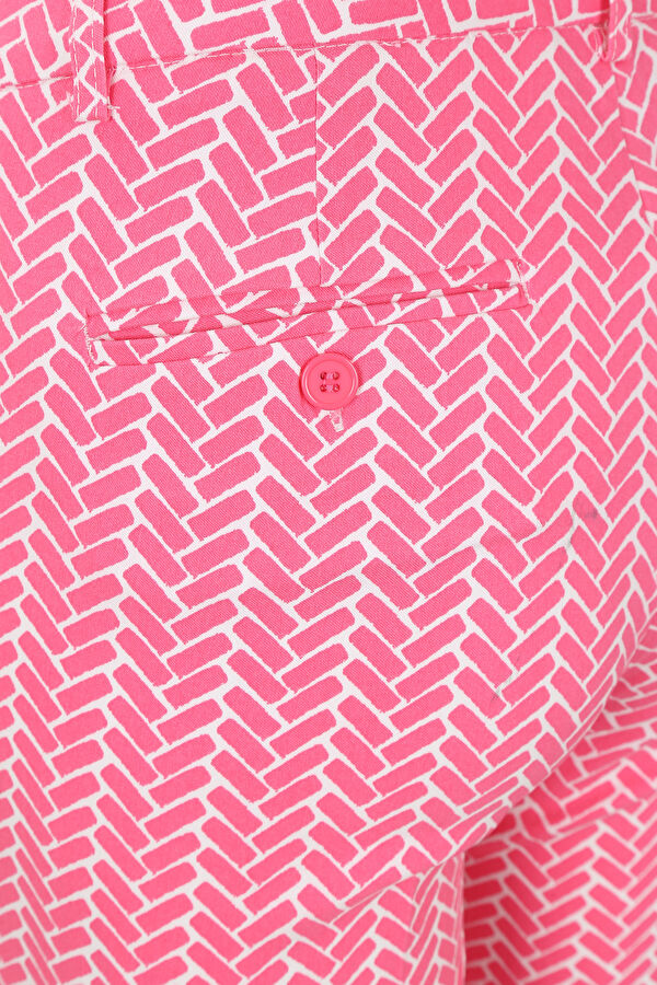 Pembe Boru Paça Pantolon 5
