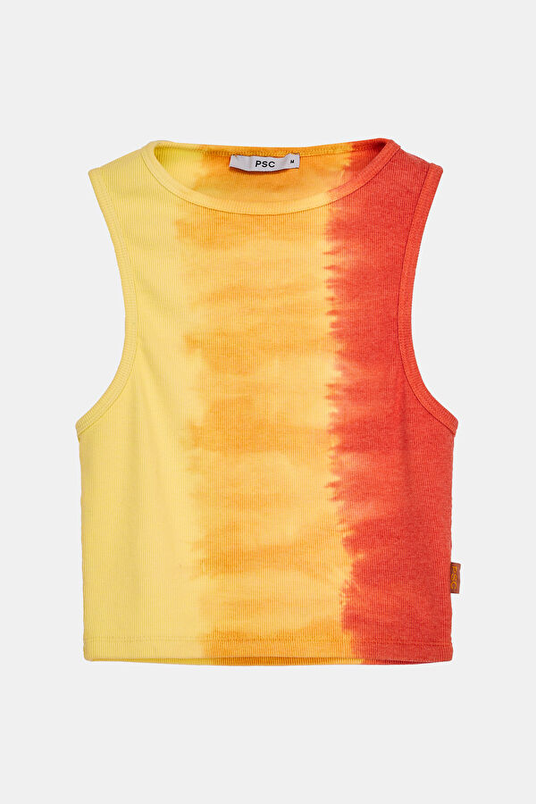 Yellow Tie Dye Bluz