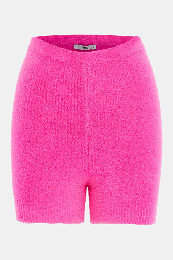 Pink Knitted Kadın Şort