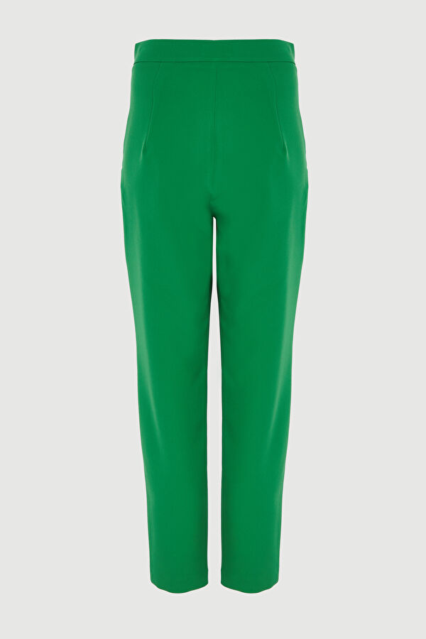 Standard Fit Green Women's Trousers 2