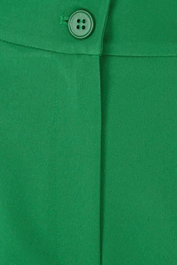 Standard Fit Green Women's Trousers 4