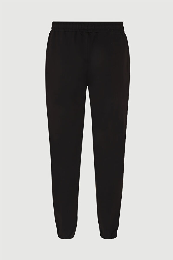 Siyah Dar Paça Spor Pantolon 4