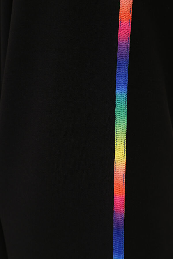 Siyah Bisiklet Yaka Sweatshirt 6