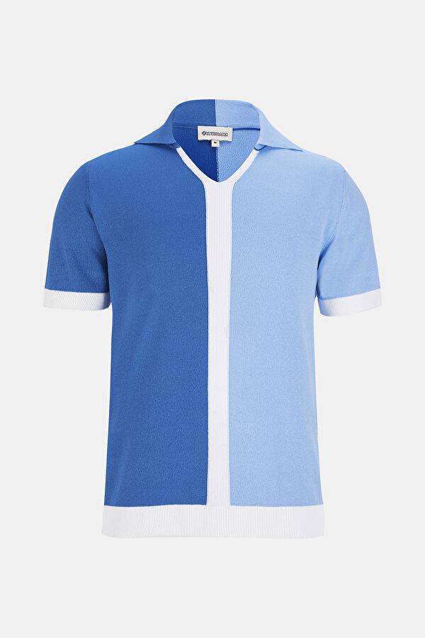 Mavi Polo Yaka T-Shirt