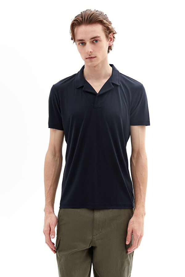 Siyah Polo Yaka T-Shirt