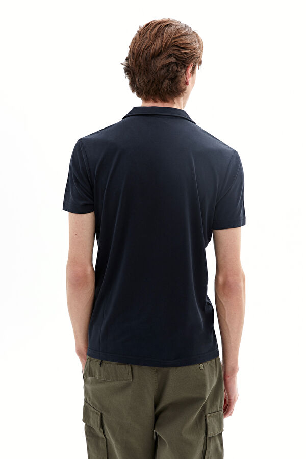Siyah Polo Yaka T-Shirt 2