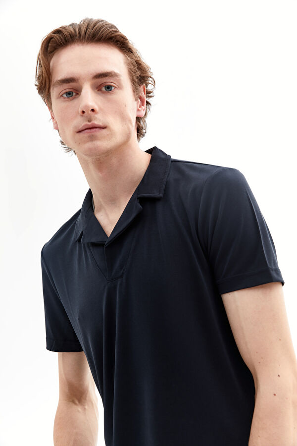 Siyah Polo Yaka T-Shirt 3