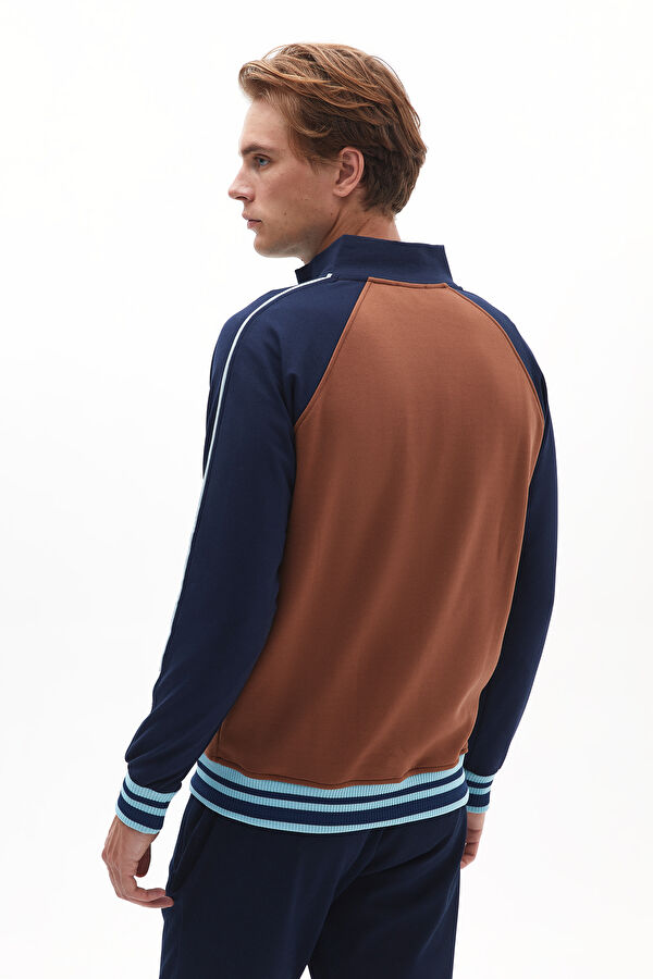 Men's Coffee Zip-Up Jacket 3