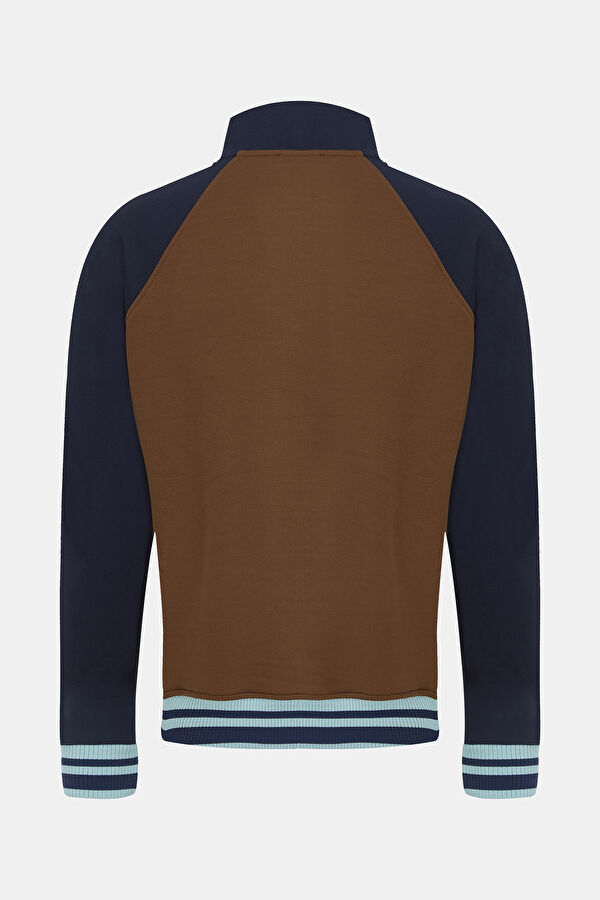 Men's Coffee Zip-Up Jacket 5