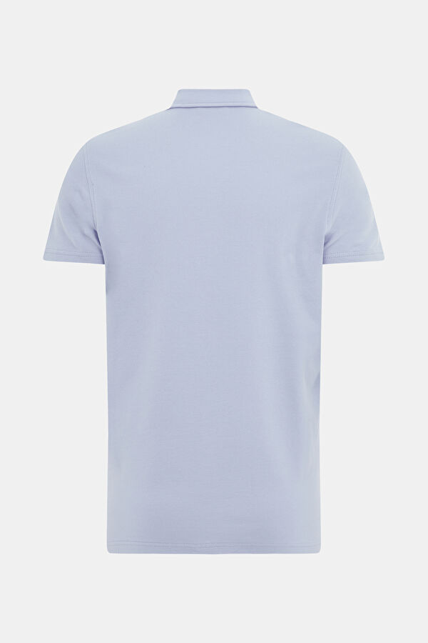 Açık Mavi Polo Yaka T-Shirt 2