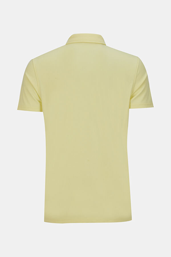 Açık Sarı Polo Yaka T-Shirt 2