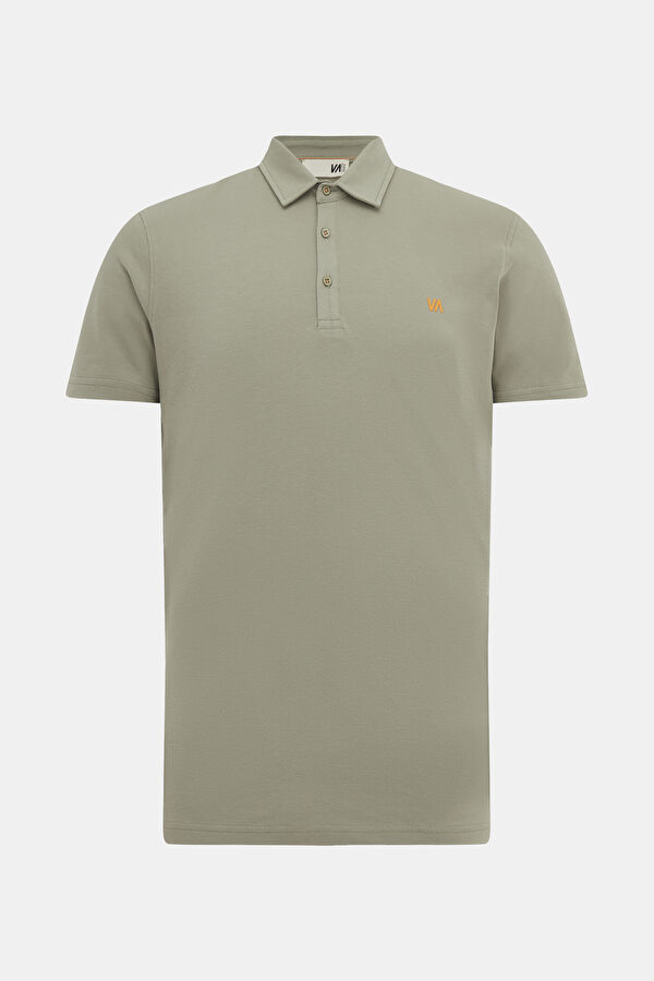 Haki Polo Yaka T-Shirt