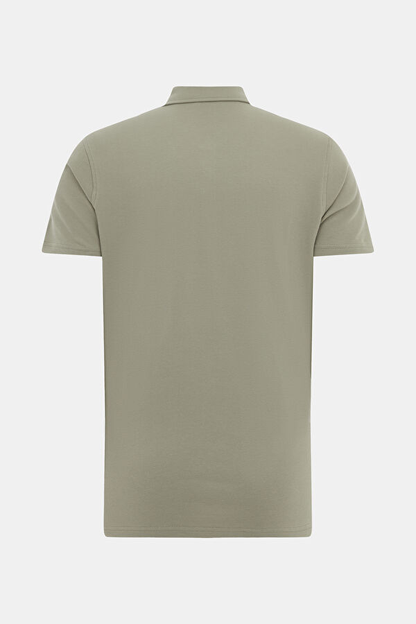 Haki Polo Yaka T-Shirt 2